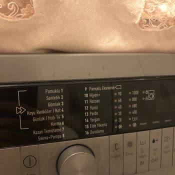 Arçelik Çamaşır Makinesinin Dış Yüzeyinde Kararma Olması