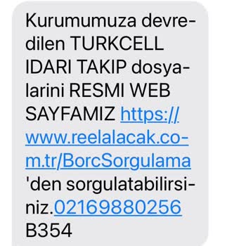 Turkcell SMS İle Dava Korkutması