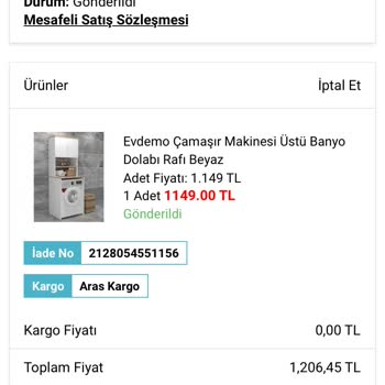 A101 Ve Evdemo Lojistik Firmaları Ürün Teslimatı