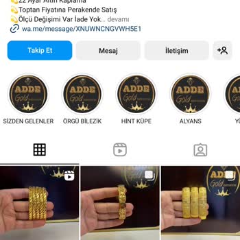 Adde Gold İmitasyon Sipariş Sorunu