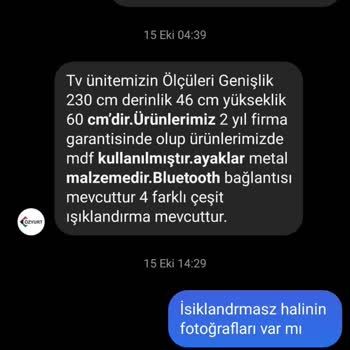Özyurt Mobilya Instagram Üzerinden TV Sehpası Siparişi Verdim, Ancak Ürün Gelmedi