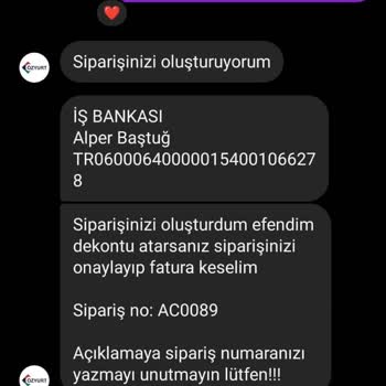 Özyurt Mobilya Instagram Üzerinden TV Sehpası Siparişi Verdim, Ancak Ürün Gelmedi