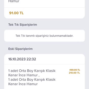 Domino's Pizzadan İnce Hamur Yerine Klasik Hamur Söyledim Yanlış Geldi
