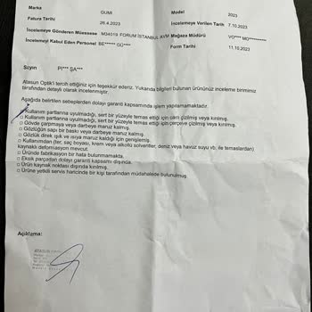 Atasun Optik Gözlük Camın Da Çizik