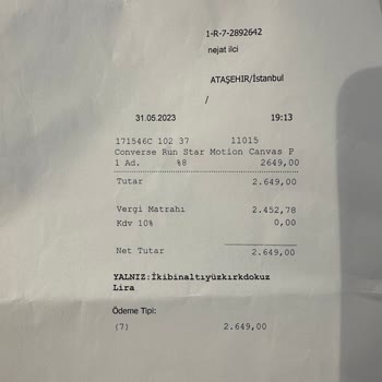 Converse Kalitesiz Ya Da Çürümüş Ayakkabı Değişimi