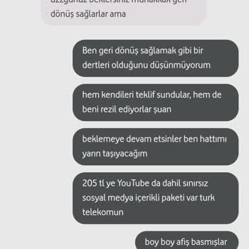 Vodafone Söz Verdiği Teklifi Vermekten Kaçınıyor