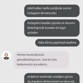 Vodafone Söz Verdiği Teklifi Vermekten Kaçınıyor