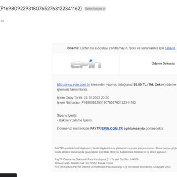 Https://www.epin.com.tr Aldığım Ürünü Teslim Etmiyor