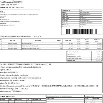 Mavi Kargo Lojistik Hizmetleri Yanlış Ürün Geri Tedarik Edilemiyor