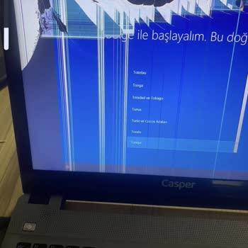 Aras Kargo Diz Üstü Bilgisayar Kırılması