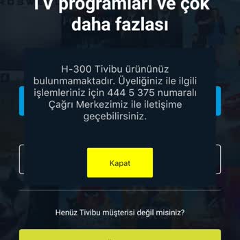 Tivibu Go Üyeliğinde Sorun Yaşıyorum Gerekli Teknik Desteği Alamıyorum