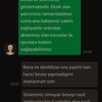 Casinoper Sitesinde Bonus Problemi