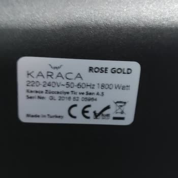 Karaca Züccaciye Cihaz 5 Kere Tamir Edildi Serviste Çalışmıyor