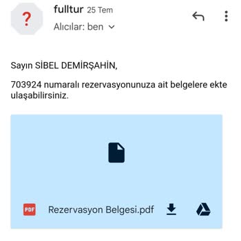Full Tur Full Seyahat Acentasından Otel Rezervasyonu İptali Ücret İadesi