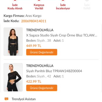 Trendyol Para İademi Yapmıyor
