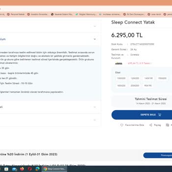 İstikbal Mobilya Yatakta Max 21 Gün Teslimat Süresi Doğru Değil
