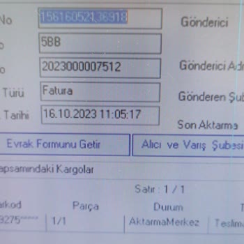 Teslim Edilmeyen Sürat Kargo Gönderisi