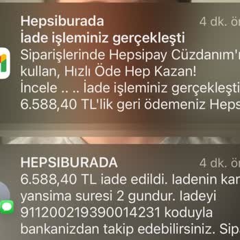 Vestel Horoz Lojistik Ürünümü Bilgi Vermeden İade Etti.