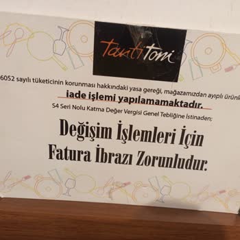 Tantitoni İade Almama Kanunsuzluğu