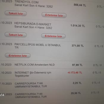 Paycell KK'dan Çekilen Paraya Açıklama Getirmiyor.