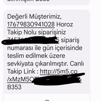 Horoz Lojistik Ürünümü Teslim Etmiyor.