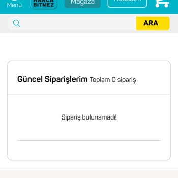 A101 Siparişimi Takip Edemiyorum