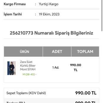 Quesstore 1200 TL Verdiğim Montu Gösterip Ürünümü Göndermediler