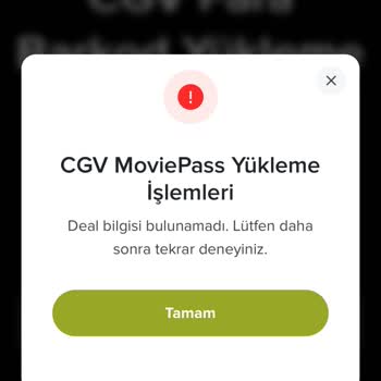 Paribu Cineverse CGV Para Barkod Çalışmıyor!