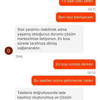 Migros Yemek Ürün Eline Geçmedi Teslim Edildi Gözüküyor