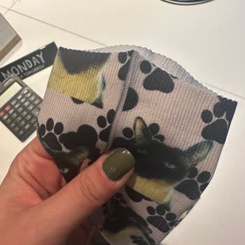 Nebulapav Evcil Hayvan Baskılı Çorap- Kalitesiz Ve Eksik