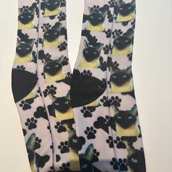 Nebulapav Evcil Hayvan Baskılı Çorap- Kalitesiz Ve Eksik