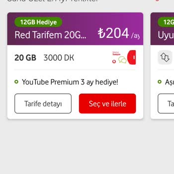 Vodafone Faturalı Geçiş Fahiş Fiyat Tarifeleri Dayatılması