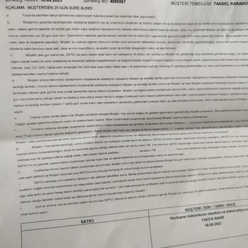 Ankara İstikbal Mağazası Teslim Sorunu