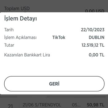 TikTok Hesabım Olmamasına Rağmen Para Çekti