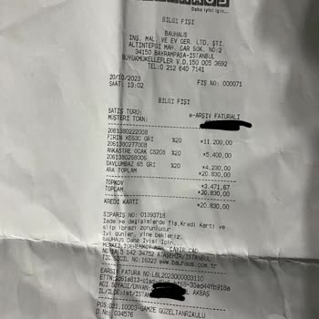 Bauhaus Satın Aldığım Ürünü Teslim Etmiyor?