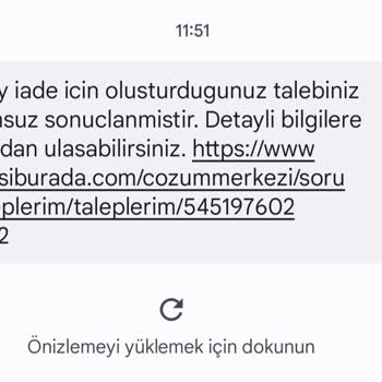 Hepsiburada İademi Kabul Etmiyor