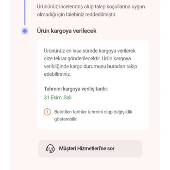 Hepsiburada İademi Kabul Etmiyor