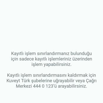 Kuveyt Türk Mobil Uygulama Hatası