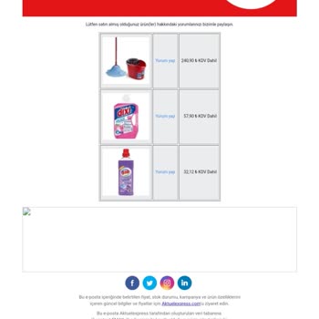 Aktüel Ofis Alışveriş Hayal Kırıklığı