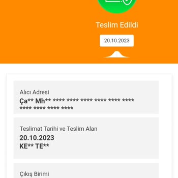 MNG Kargo Teslim Edilen Fakat Ortalıkta Olmayan Kargo