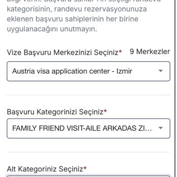 VFS Global Site Üzerinden Randevu Onaylamıyor