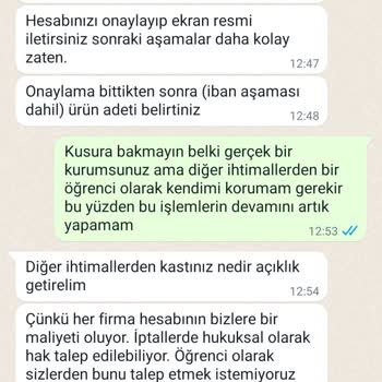 Tagman Tekstil Evde Paketleme İşleminde Hesap Açmamı İstemeleri