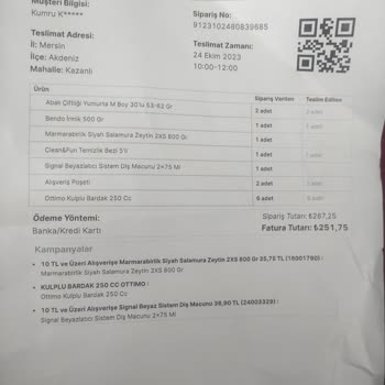 A101 Teslimat Ürünüm Eksik