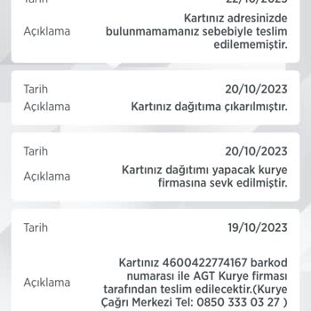 Ziraat Bankası Ve AGT Kurye Sorunu!