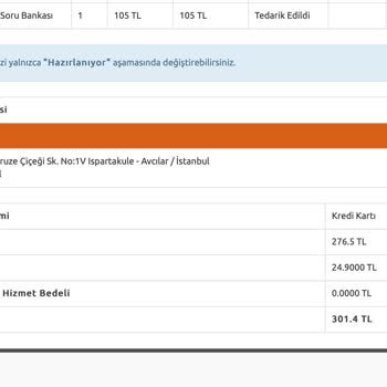 BKM Kitap Siparişler Gönderilmedi