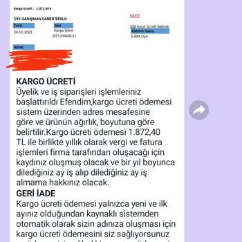 Kurumsal Paketleme Evde İş İmkanı Sunulan Şirketin Para Talepleri