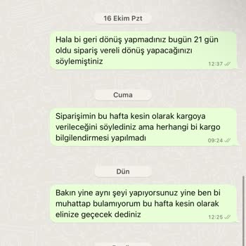 By Merve Kaya Gönderilmeyen Kargo Ve Cevap Verilmeyen Mesajlar