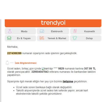 Trendyol 30 Gün Temin Edilemeyen Ürün 2 Katı Fiyat Oldu