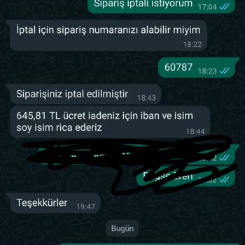 Nare Giyim Ücret İadesi Yapmıyor!