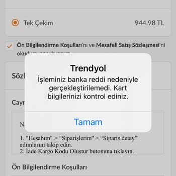 Paycell Uygulaması Sorunu